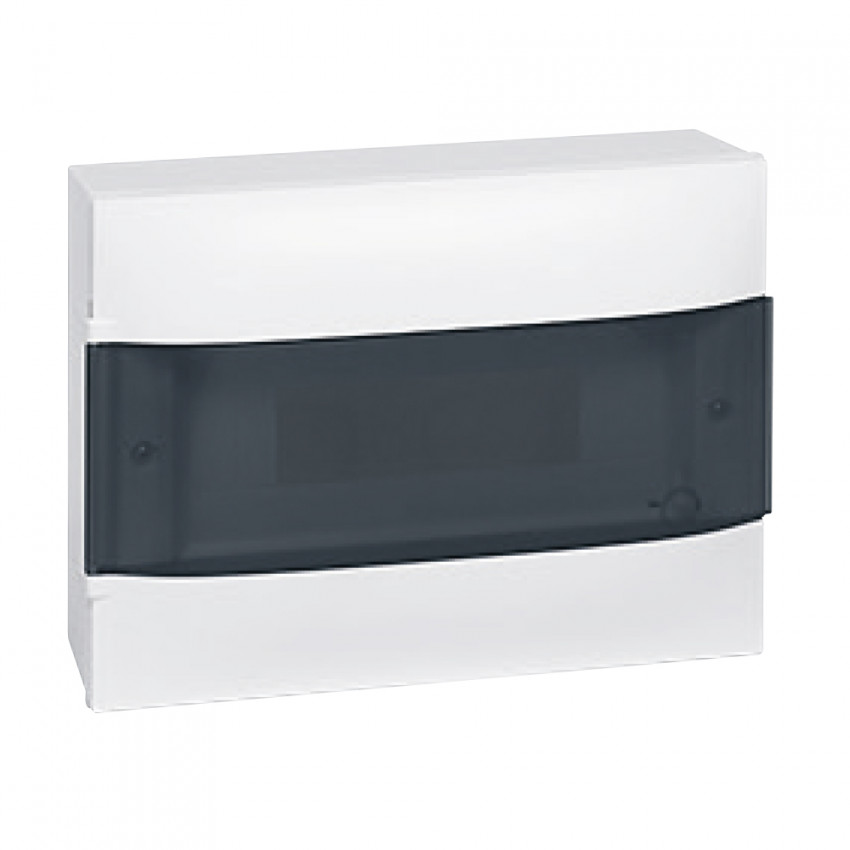 LEGRAND 134138 Practibox S Surface Box 1x8 Modules Transparent Door