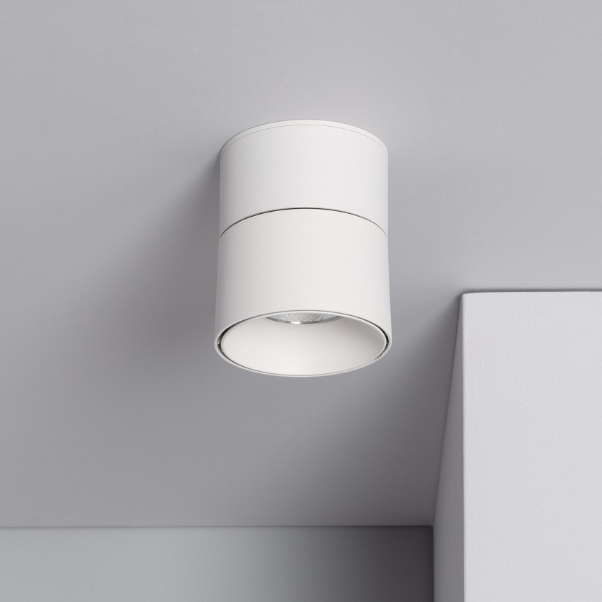 New Onuba Aluminium 15W White Round LED Ceiling Lamp