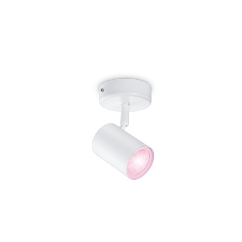 WiZ Imageo Dimmable RGB Smart Wifi + Bluetooth 4.9W Single Spotlight LED Wall Lamp