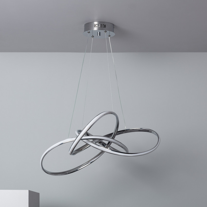 70W Swirl Metal LED Pendant Lamp