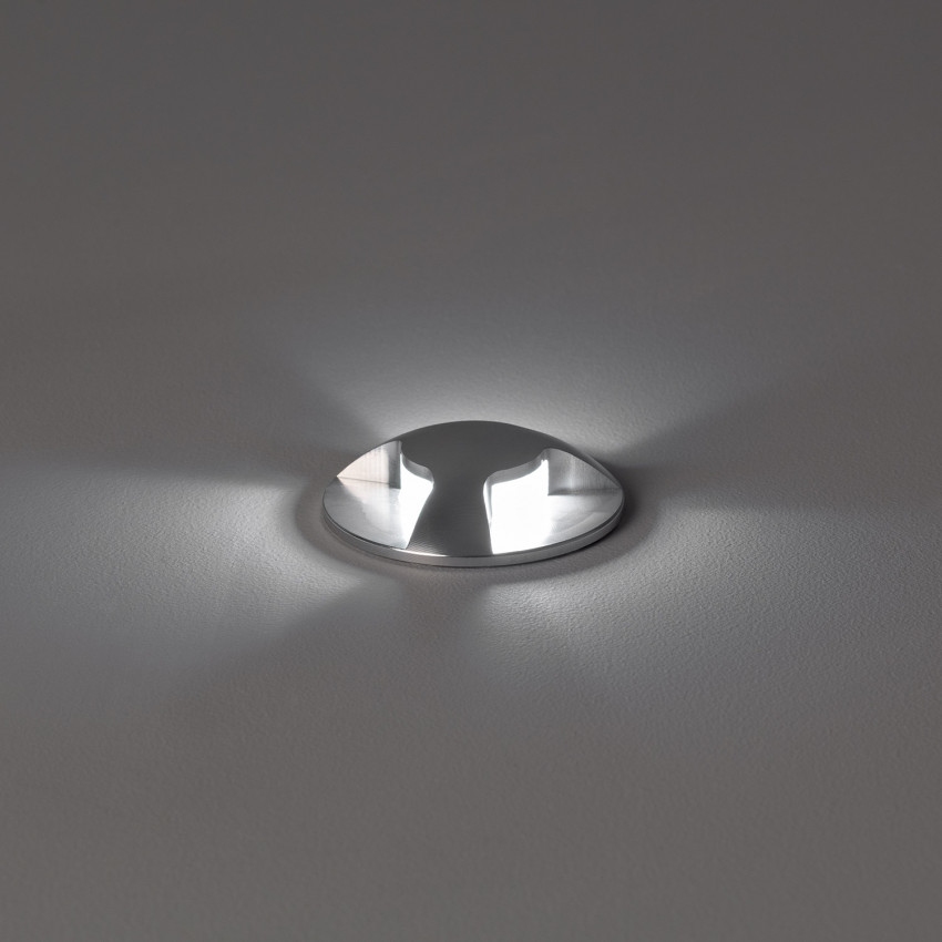 Mystic LED Step Light with a Grey Finish