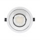 Foco Downlight LED 18W Direccionable Circular Blanco Corte Ø 115 mm LIFUD
