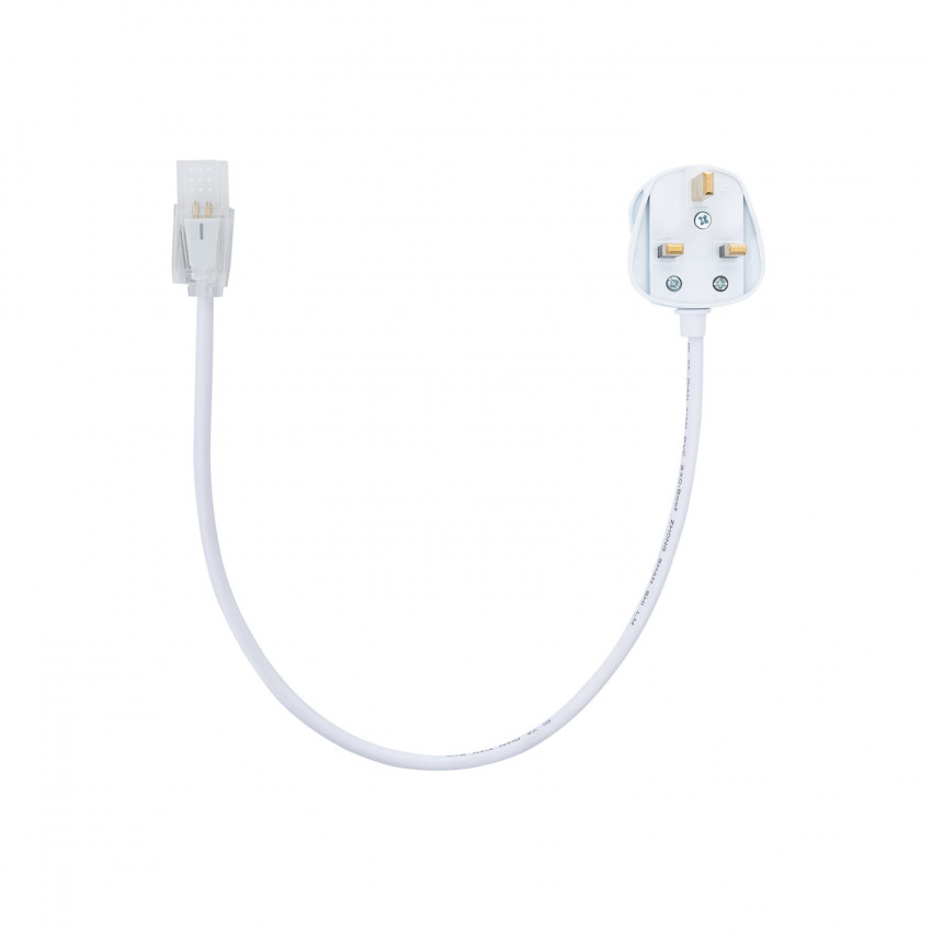 Power Cable for 220V AC 120 LED/m Monochrome Autorectified Dimmable LED Strip Custom Cut every 10 cm