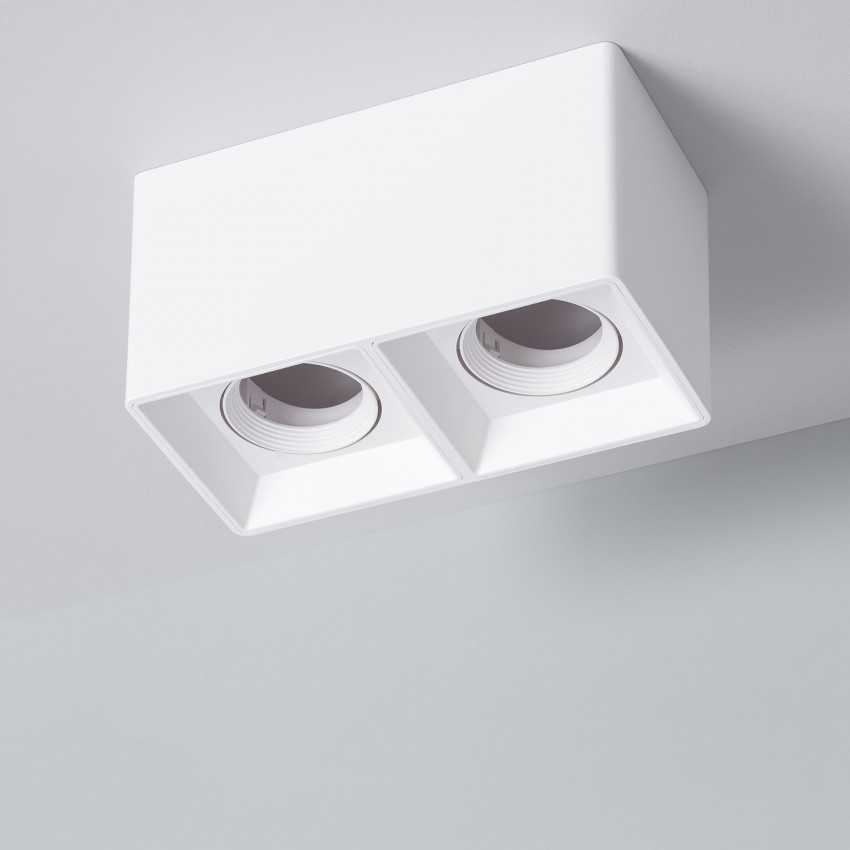 Space Double Square Ceiling Lamp 