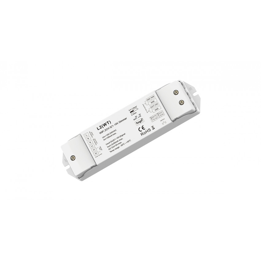 WiFi Dimmable Switch CCT 2 Channels 1-10V