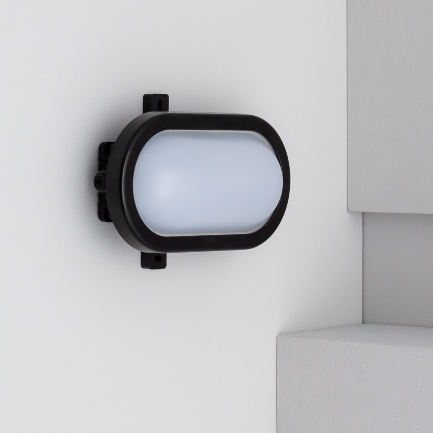 Black Oval New Hublot 12W LED Surface Panel 180x115 mm
