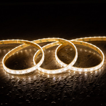 Submersible 5m LED Strip 24V DC SMD5050 60LED/m 12mm Wide IP68 - Several options