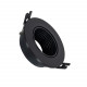 Aro Downlight Circular Basculante para Bombilla LED GU10 Corte Ø75 mm