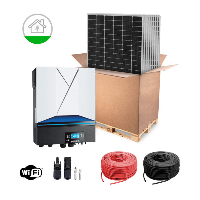 AXPERT Residential Isolated Solar Kit AXPERT Residential Battery Required Single Phase 3-7 kW TRINA SOLAR Panel
