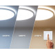 Placa LED Tª Color Seleccionable Circular SuperSlim 6W Regulable