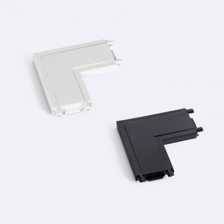 L-Type Connector for Single Phase Magnetic Rail 25mm Super Slim 48V Surface Mounted