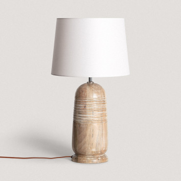Product photography: Warsha Wooden Table Lamp ILUZZIA 