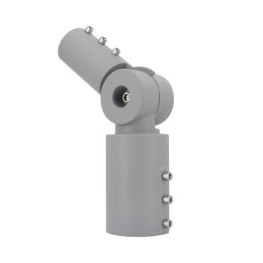 Adjustable 90º Grey Street Lighting Support Ø60 - Grey