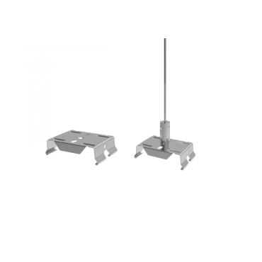 Suspension Kit for Trunking LED Linear Bar - Silver