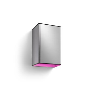 PHILIPS Hue Resonate Inox 2x8W White Outdoor LED Wall Lamp -