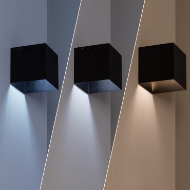 2W Rabat Solar Exterior LED Wall Light with Radar Motion Detection - 6000K