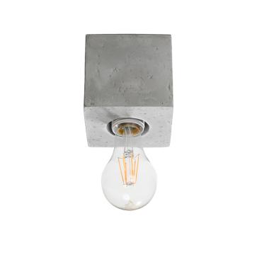 Ariz Cement Ceiling Lamp SOLLUX - Grey