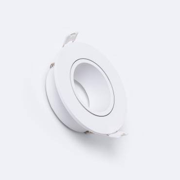 Round Downlight Ring for MR16 / GU10 LED Bulb with Ø 75 mm Cut Out - White