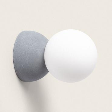 Deyla Cement or Plaster Wall Lamp - Grey