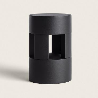 Mokka 7W Aluminium Outdoor Fence Post Light 14cm - Black