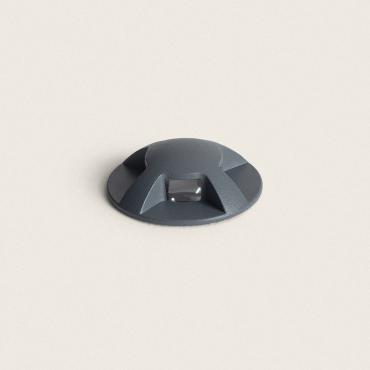 1W Letso 4L Outdoor Recessed Ground Spotlight in Grey -