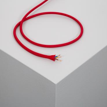 Textile Electrical Cable in Red - Several options