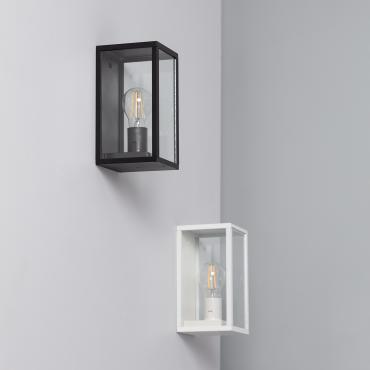 Atrium Aluminium & Glass Outdoor Wall Lamp - White