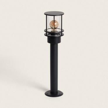 Antara Stainless Steal Outdoor Bollard 55cm - Black