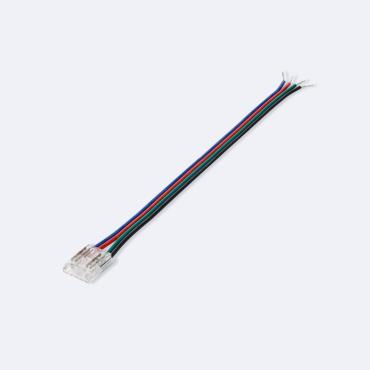 Conector Hipopótamo con Cable para Unir Tira LED RGBIC COB 24V DC IP20 Ancho 10mm - 10 mm