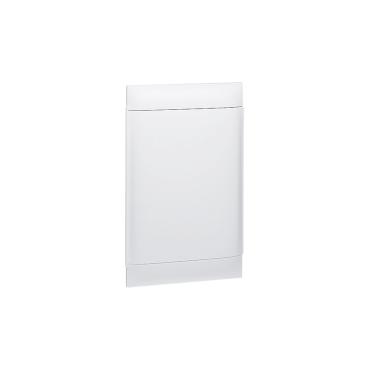 LEGRAND 137068 Practibox S Flush-mounted Box for Prefabricated Partition Walls 3x18 Modules Smooth Door - White