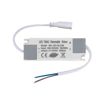 Dimmable Driver TRIAC 180-265V No Flicker Output 27-42V 350mA 15W - Dimmable TRIAC