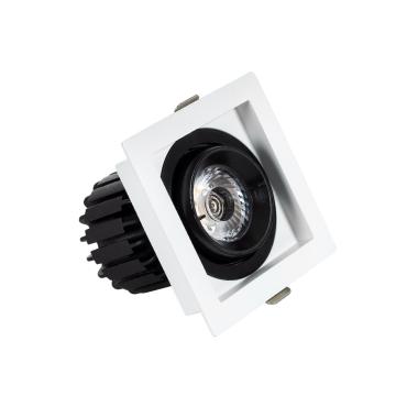 Square 7W 360º Adjustable CRI90 Expert Colour No Flicker COB LED Spotlight 82x82mm Cut-Out - Several options