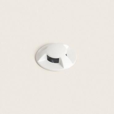 1W Letso 3L Outdoor Recessed Ground Spotlight in White -