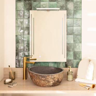 Taif Anti-Fog Bathroom Mirror with LED Light 70x50cm - Selectable - Warm - Neutral - Cold