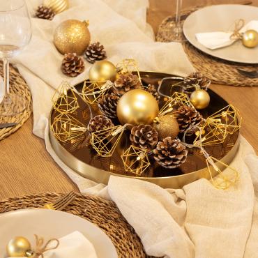 3.3m Orion Outdoor Solar LED String Light - Gold