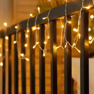 5m Solar LED String Light in Lilac - 3000K