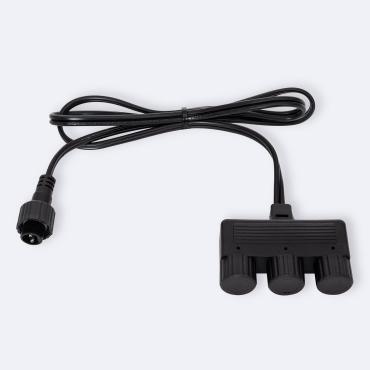 12V EasyFit Triple Connector - Black