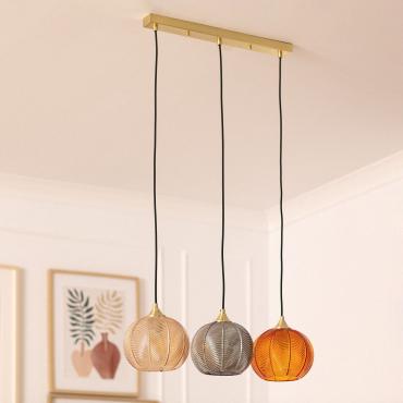 Big Klimt Glass Pendant Lamp - Multicolour