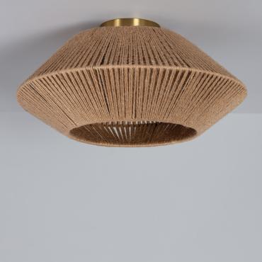 Big Moksha Natural Rope Ceiling Lamp - Natural