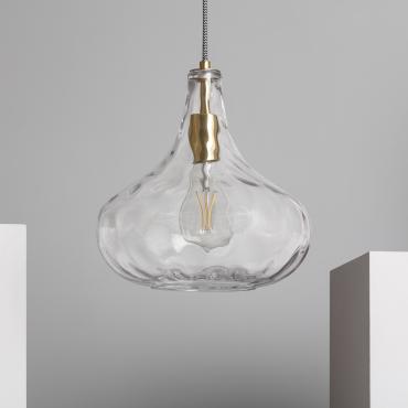 Tassel Glass Pendant Lamp - Gold