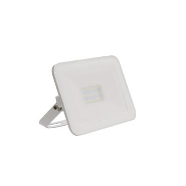 White 10W 120lm/W IP65 Glass Slim LED Floodlight - Several options