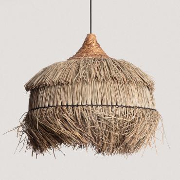 Liana Rattan Pendant Lamp ILUZZIA - Black
