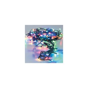 18m Black Cable RGB Outdoor LED Garland -