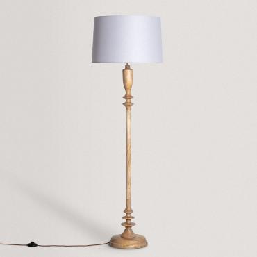 Product photography: Meena Wooden Floor Lamp ILUZZIA