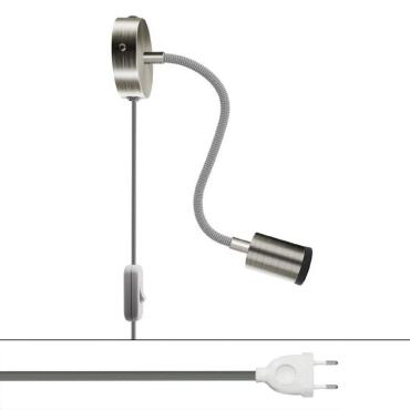 Flex 30 3.2W LED Wall Lamp Creative-Cables APMFC2LFLGUTIS30TISRM75EUBRM03-L - Silver