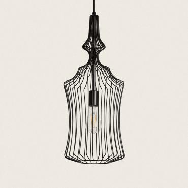 Elina Metal Pendant Lamp - Black