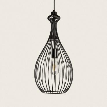Penny Metal Pendant Lamp - Black
