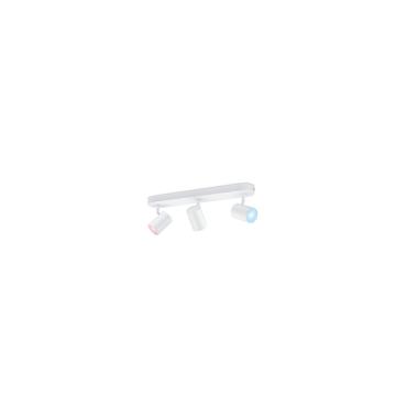 WiZ Imageo Dimmable RGB Smart Wifi + Bluetooth 4.9W Three Spotlight LED Ceiling Lamp - Black
