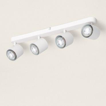 Edesta 4 Spotlight Ceiling Lamp - Black