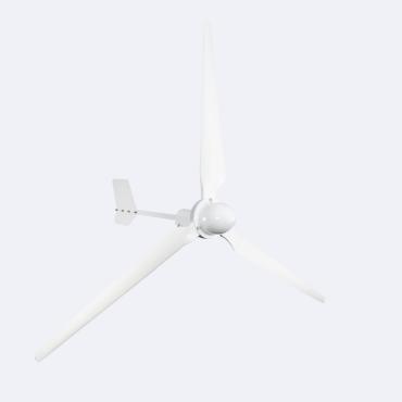 5kW 48V Wind Turbine Horizontal Axis with MPPT Controller - White